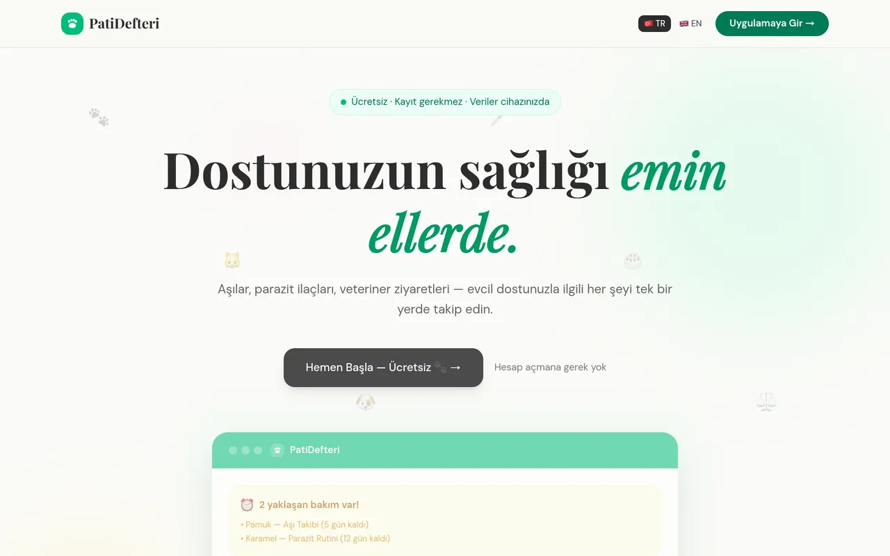 Pati Defteri — önizleme